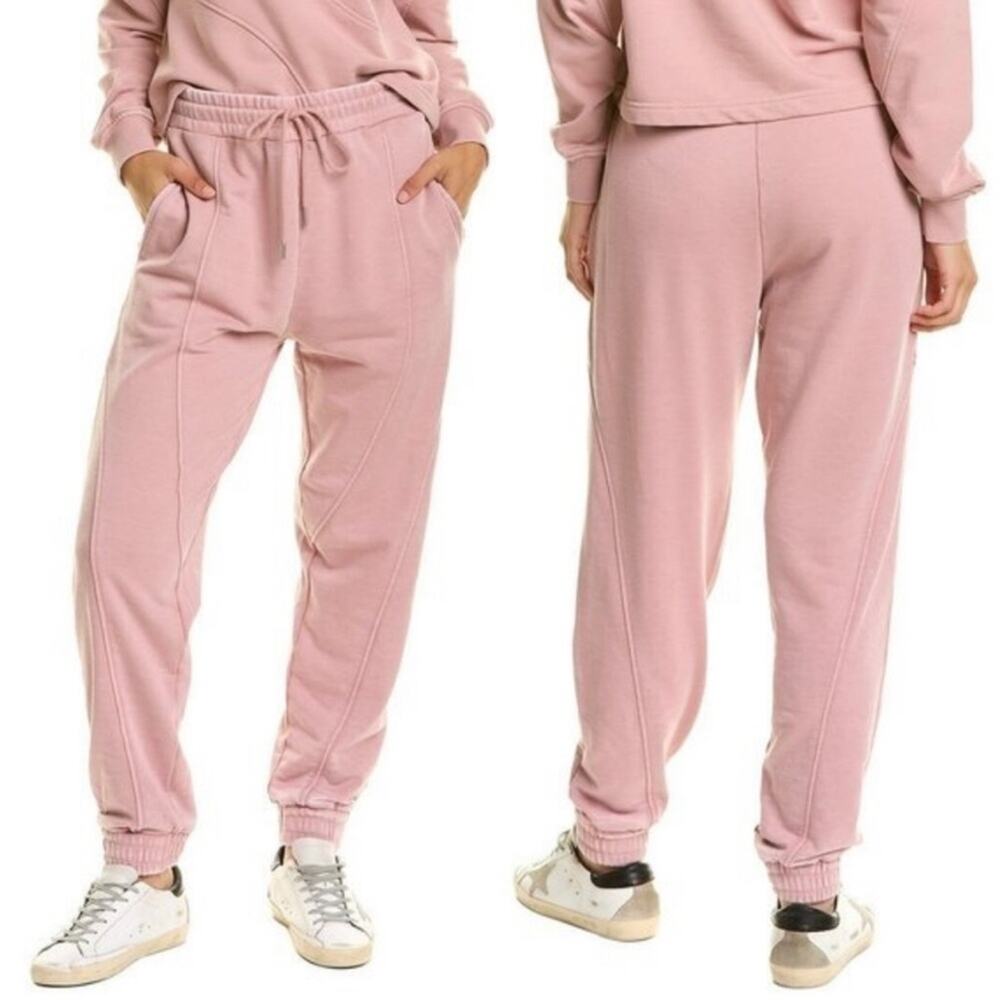 Avec Les Filles Dusty Faded Rose Joggers Loungewear XS NWT